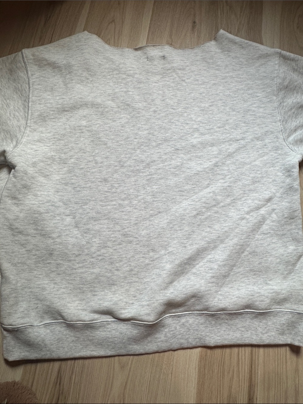 wild fable Light Gray Sweatshirt with Pink Floral Appliqué - Picture 4 of 4